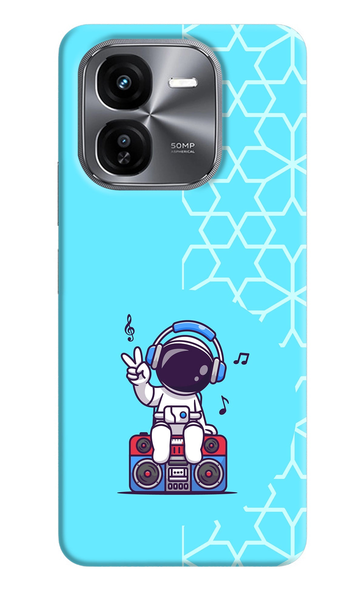 Cute Astronaut Chilling iQOO Z9X Back Cover