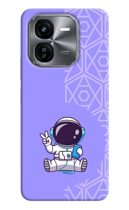 Cute Astronaut Chilling iQOO Z9X Back Cover