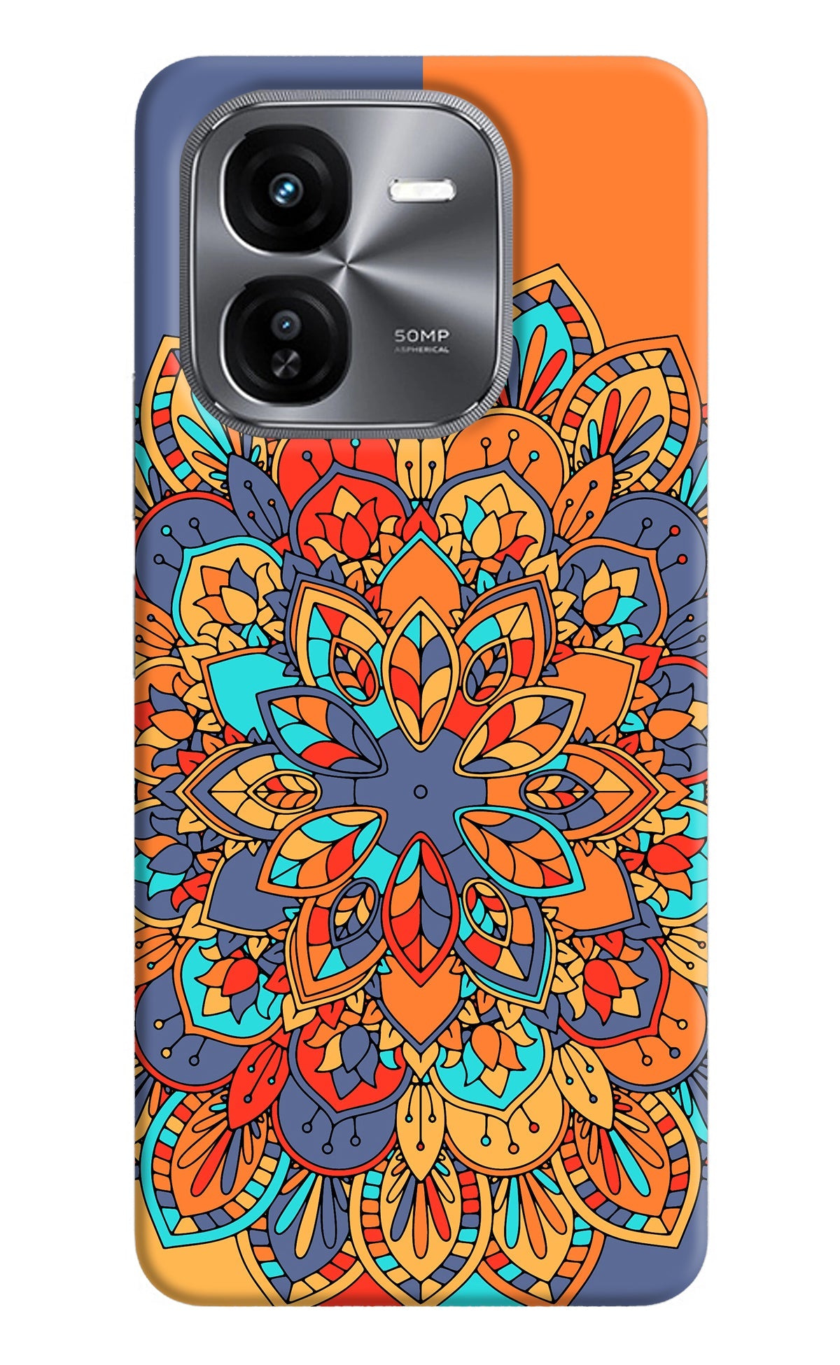 Color Mandala iQOO Z9X Back Cover