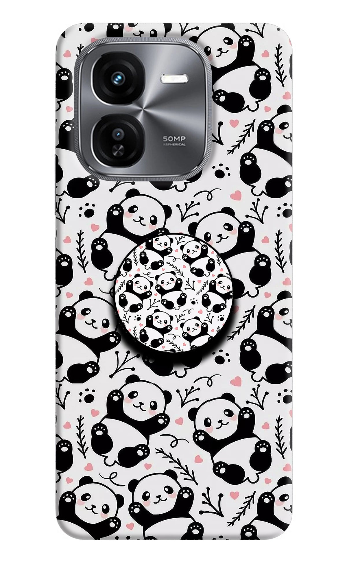 Cute Panda iQOO Z9X Pop Case