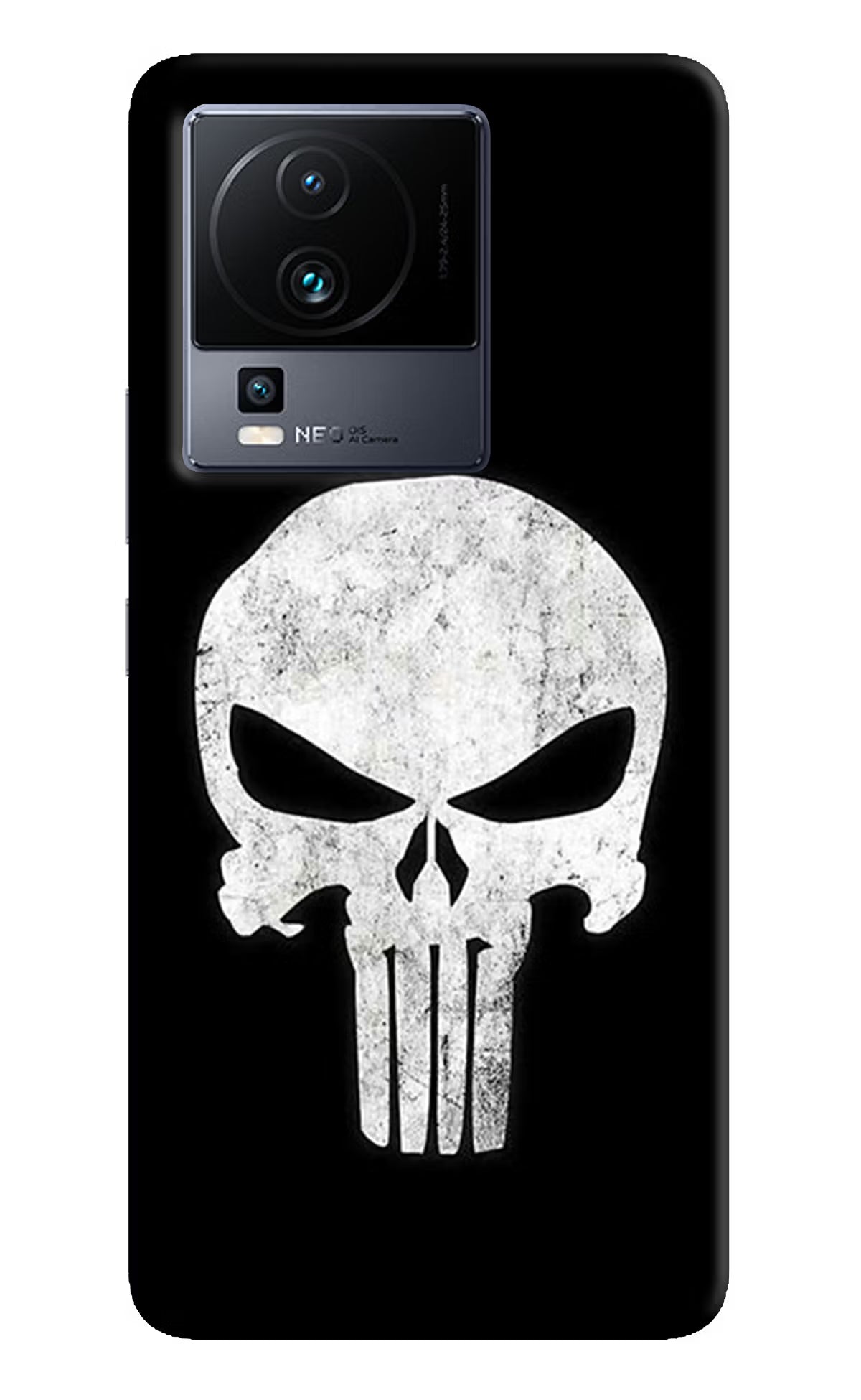 Punisher Skull iQOO Neo 7 Pro Back Cover Hard Case - Hello Swanky