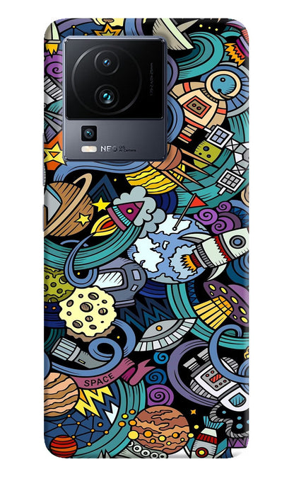 Space Abstract iQOO Neo 7 Pro Back Cover Hard Case - Hello Swanky