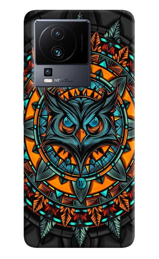 Angry Owl Art iQOO Neo 7 Pro Back Cover Hard Case - Hello Swanky