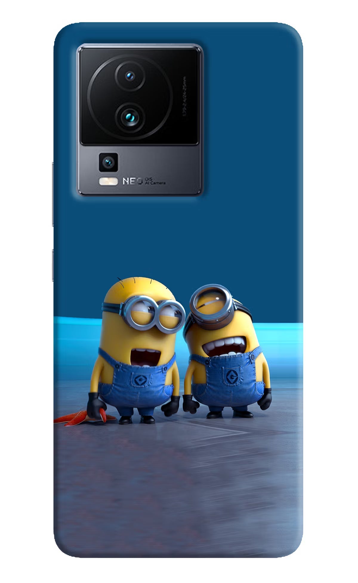 Minion Laughing iQOO Neo 7 Pro Back Cover Hard Case - Hello Swanky