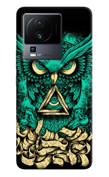 Green Owl iQOO Neo 7 Pro Back Cover Hard Case - Hello Swanky