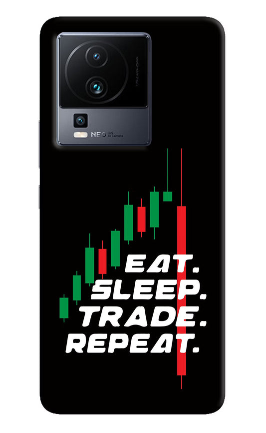 Eat Sleep Trade Repeat iQOO Neo 7 Pro Back Cover Hard Case - Hello Swanky