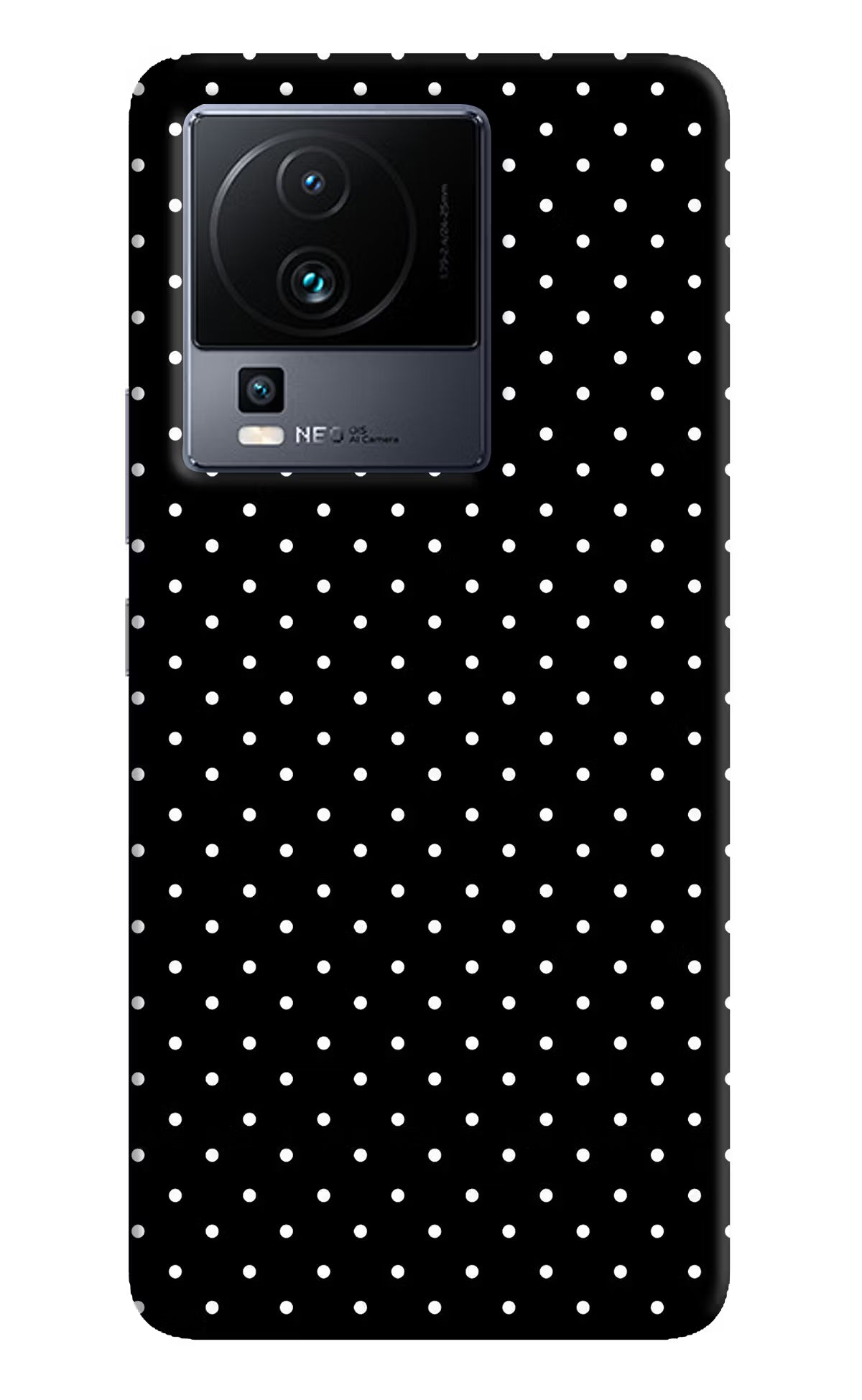 White Dots iQOO Neo 7 Pro Back Cover Hard Case - Hello Swanky