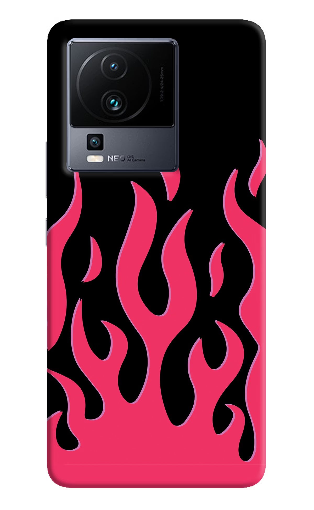 Fire Flames iQOO Neo 7 Pro Back Cover Hard Case - Hello Swanky