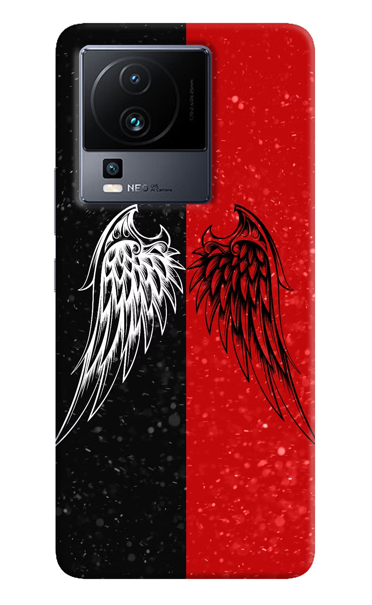 Wings iQOO Neo 7 Pro Back Cover Hard Case - Hello Swanky