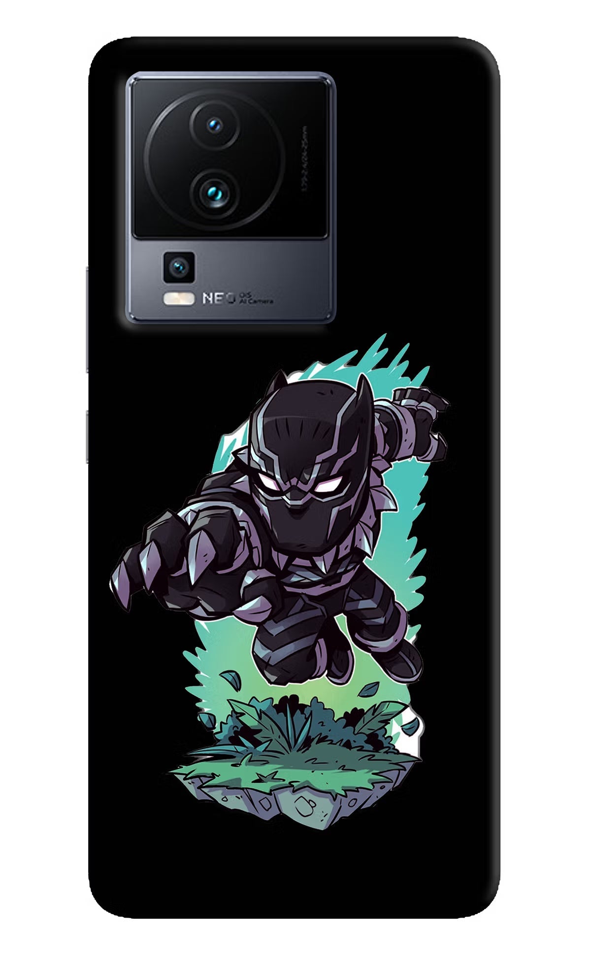 Black Panther iQOO Neo 7 Pro Back Cover Hard Case - Hello Swanky