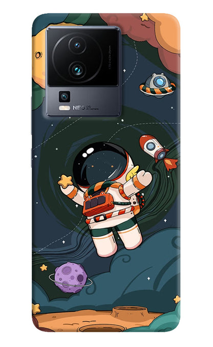 Cartoon Astronaut iQOO Neo 7 Pro Back Cover Hard Case - Hello Swanky
