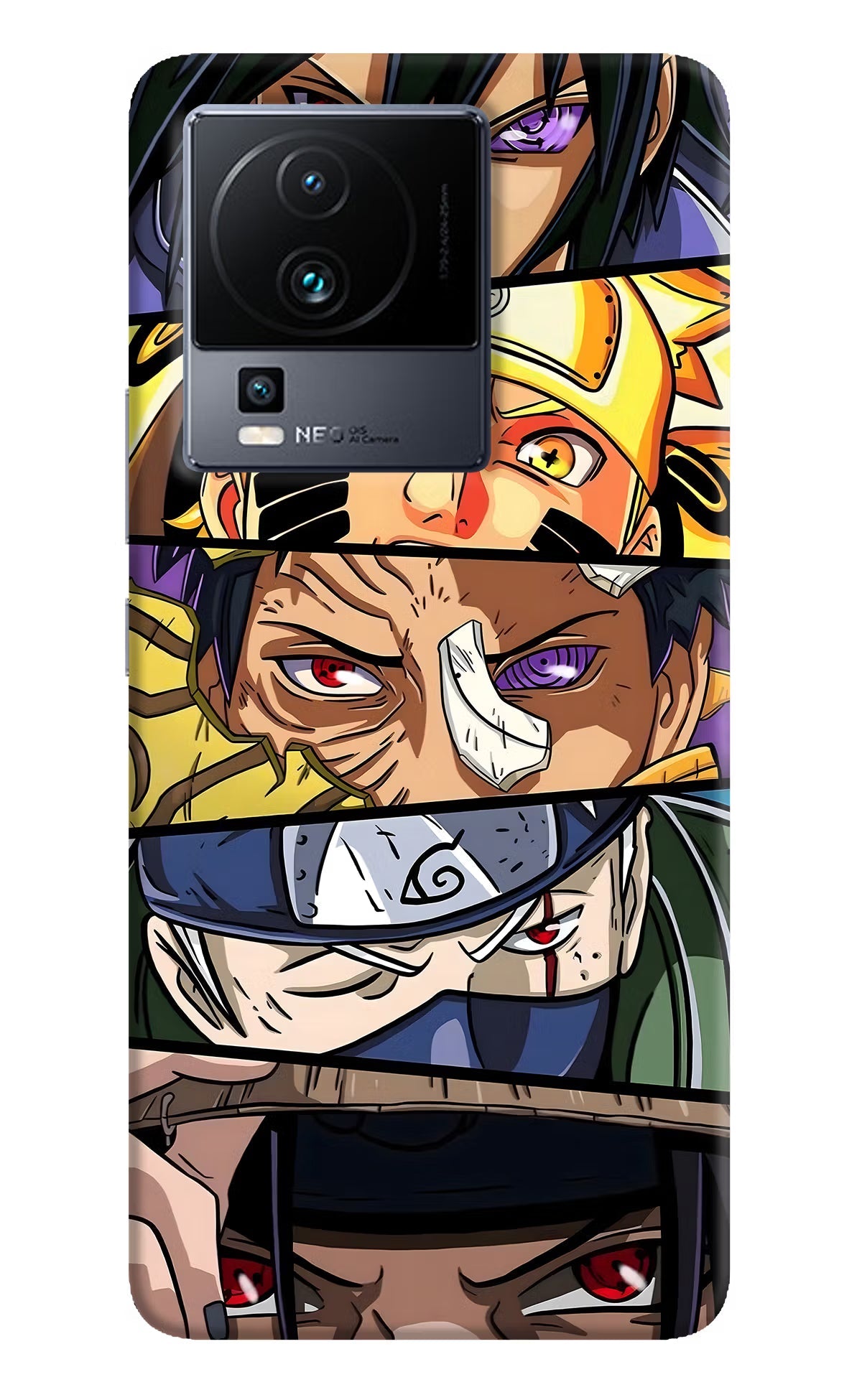Naruto Character iQOO Neo 7 Pro Back Cover Hard Case - Hello Swanky