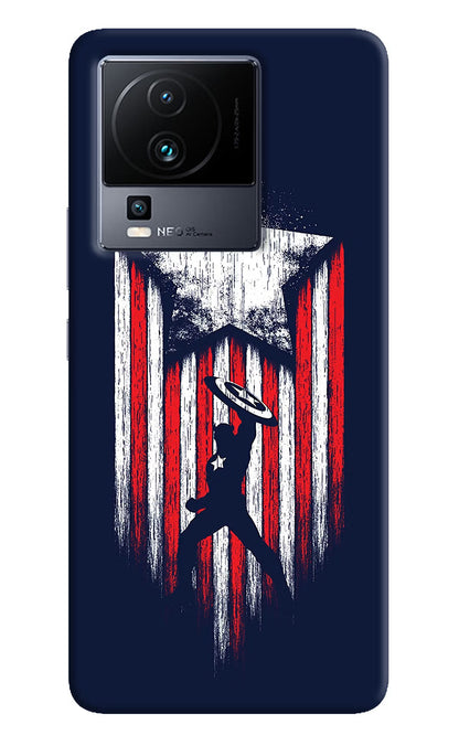 Captain America Marvel Art iQOO Neo 7 Pro Back Cover Hard Case - Hello Swanky