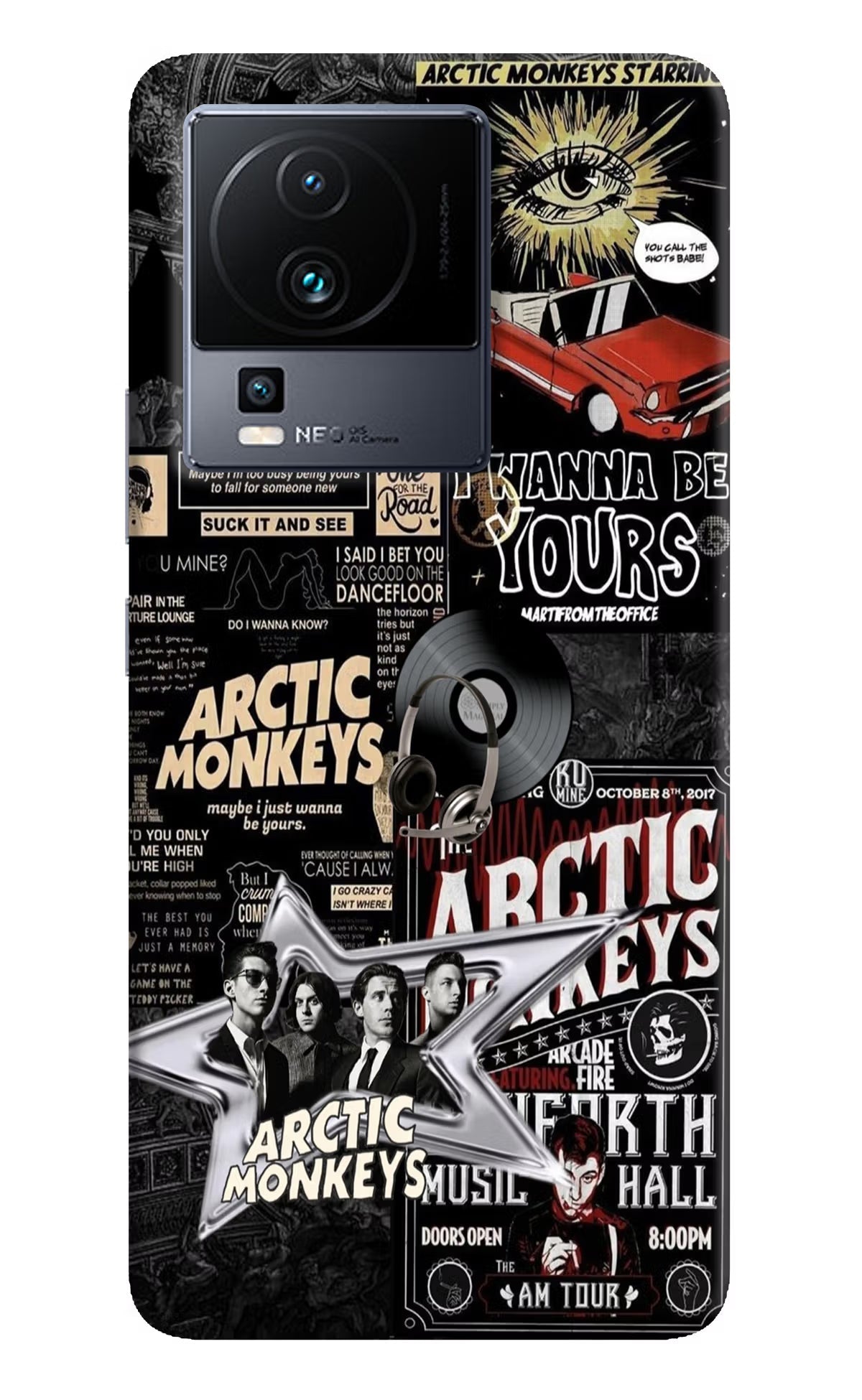 Arctic Monkeys iQOO Neo 7 Pro Back Cover Hard Case - Hello Swanky