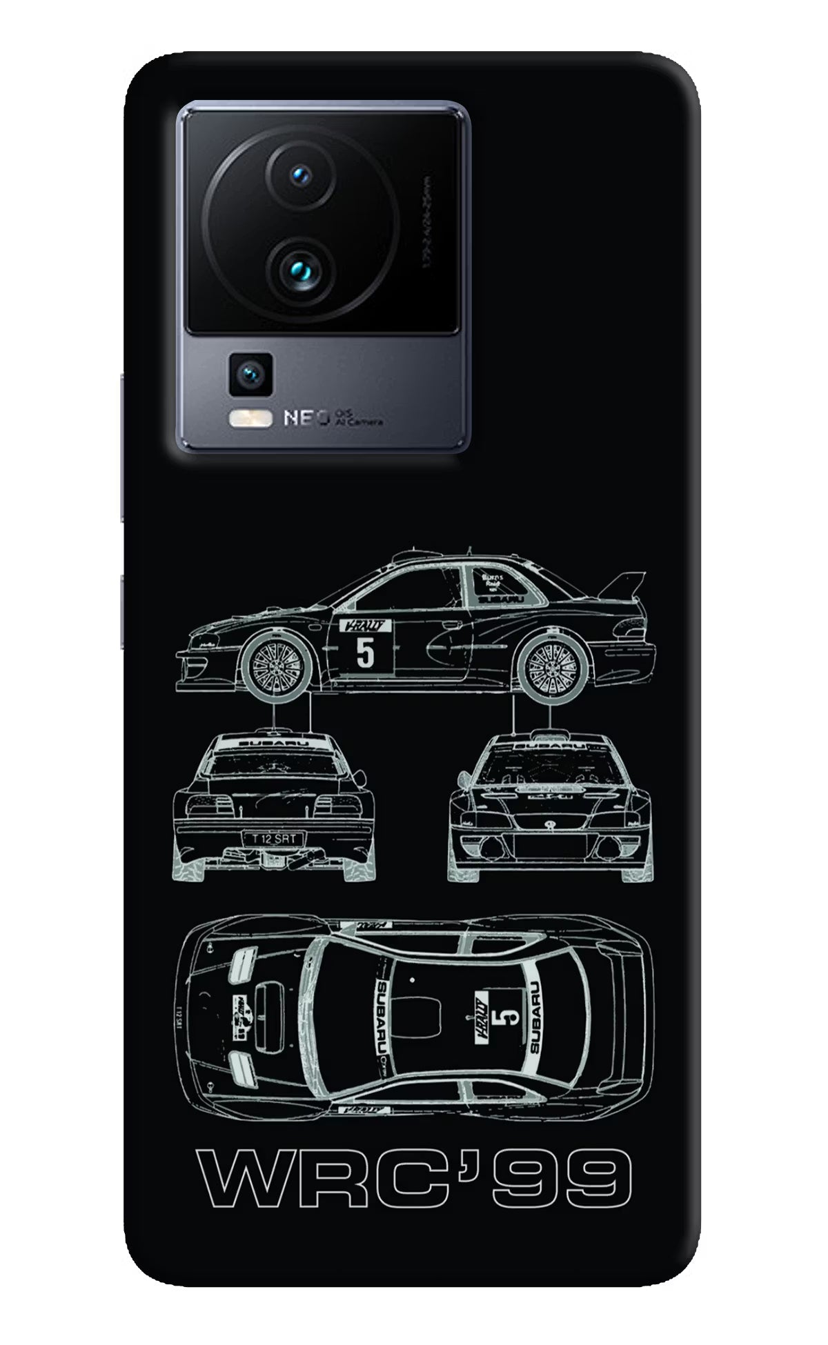 WRC'99 iQOO Neo 7 Pro Back Cover Hard Case - Hello Swanky