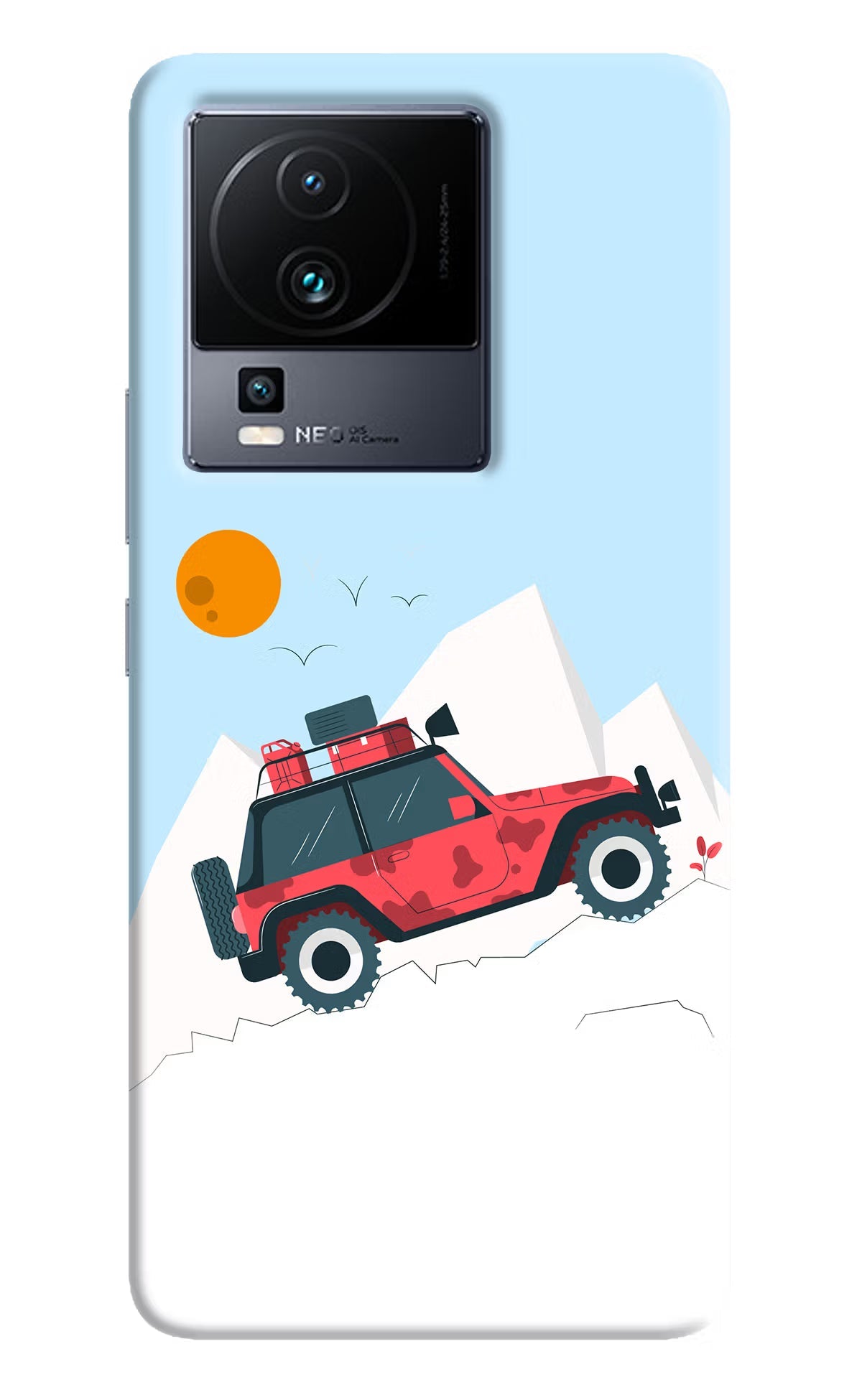 Mountain Trail Beast iQOO Neo 7 Pro Back Cover Hard Case - Hello Swanky