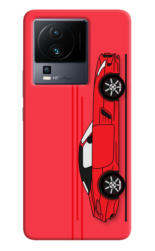 Red Velocity iQOO Neo 7 Pro Back Cover Hard Case - Hello Swanky