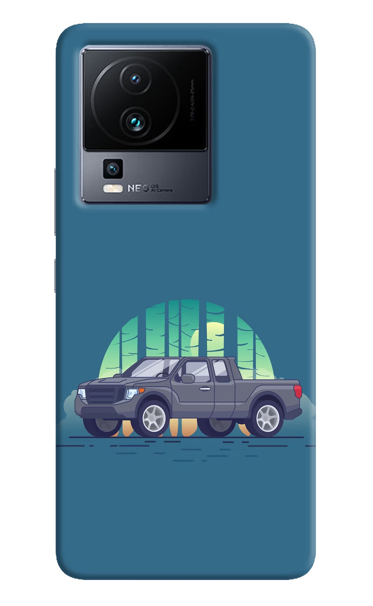 Retro Garage Vibe iQOO Neo 7 Pro Back Cover Hard Case - Hello Swanky