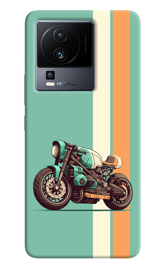 Striped Moto Drift iQOO Neo 7 Pro Back Cover Hard Case - Hello Swanky