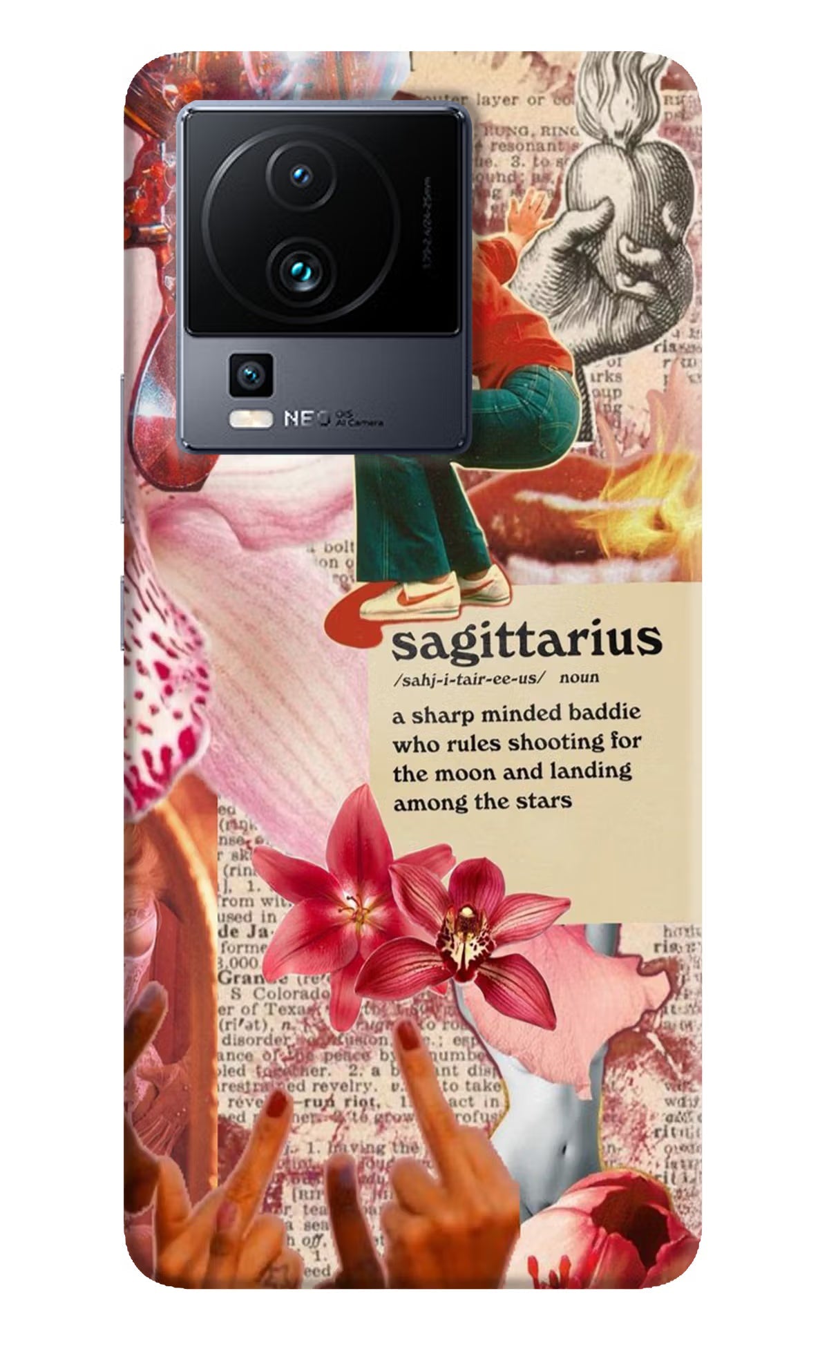 Sagittarius Zodiac iQOO Neo 7 Pro Back Cover Hard Case - Hello Swanky