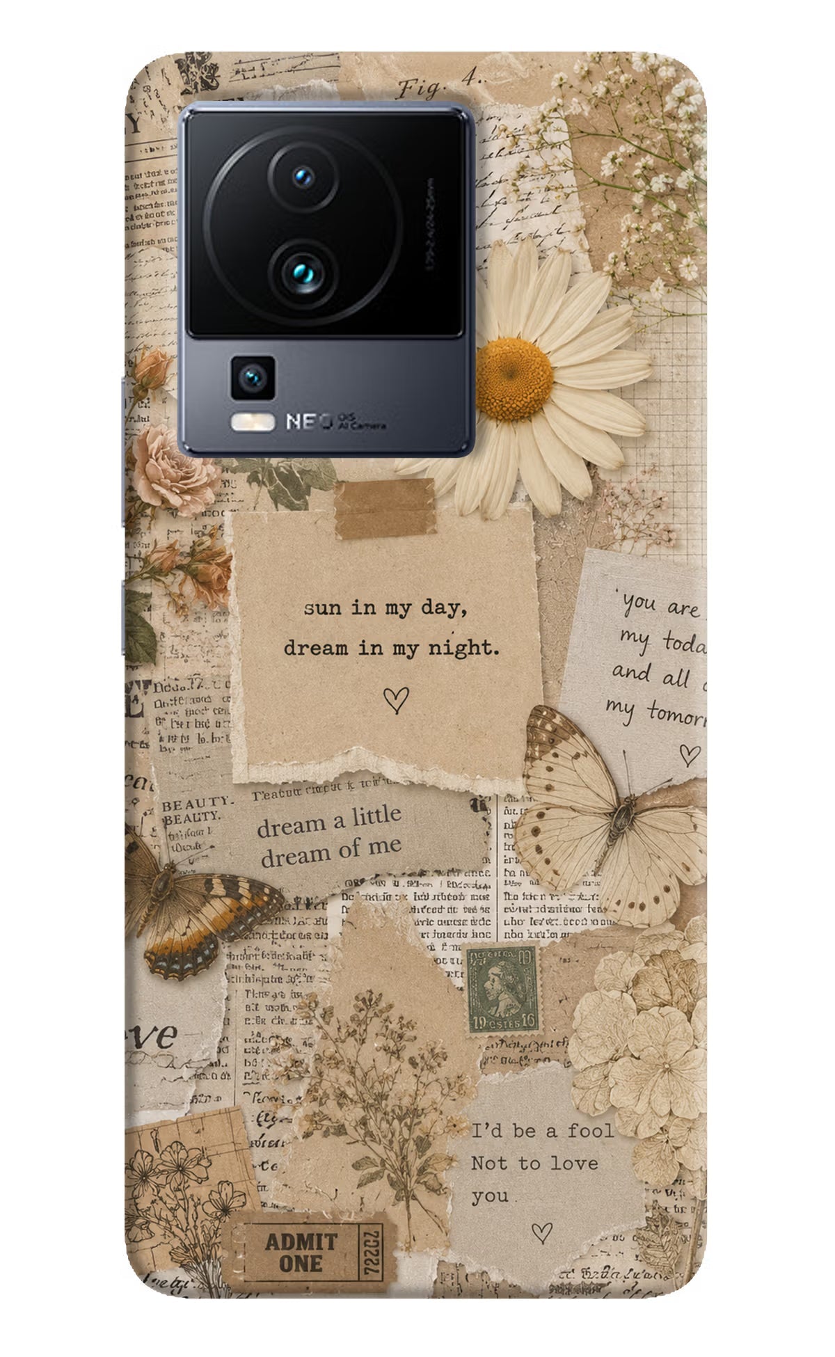 Vintage Case iQOO Neo 7 Pro Back Cover Hard Case - Hello Swanky