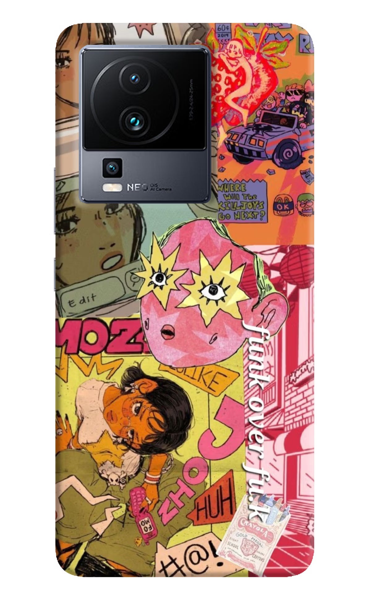 Funkover iQOO Neo 7 Pro Back Cover Hard Case - Hello Swanky