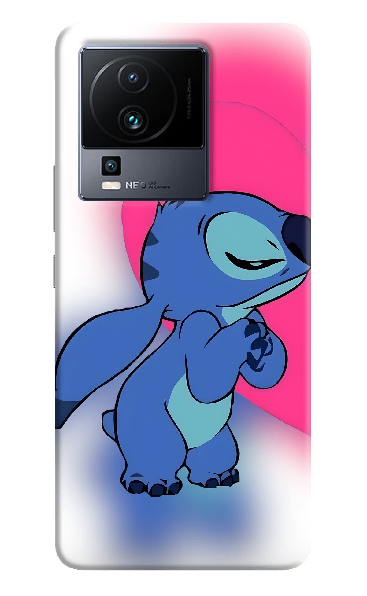 Stitch Hug iQOO Neo 7 Pro Back Cover Hard Case - Hello Swanky