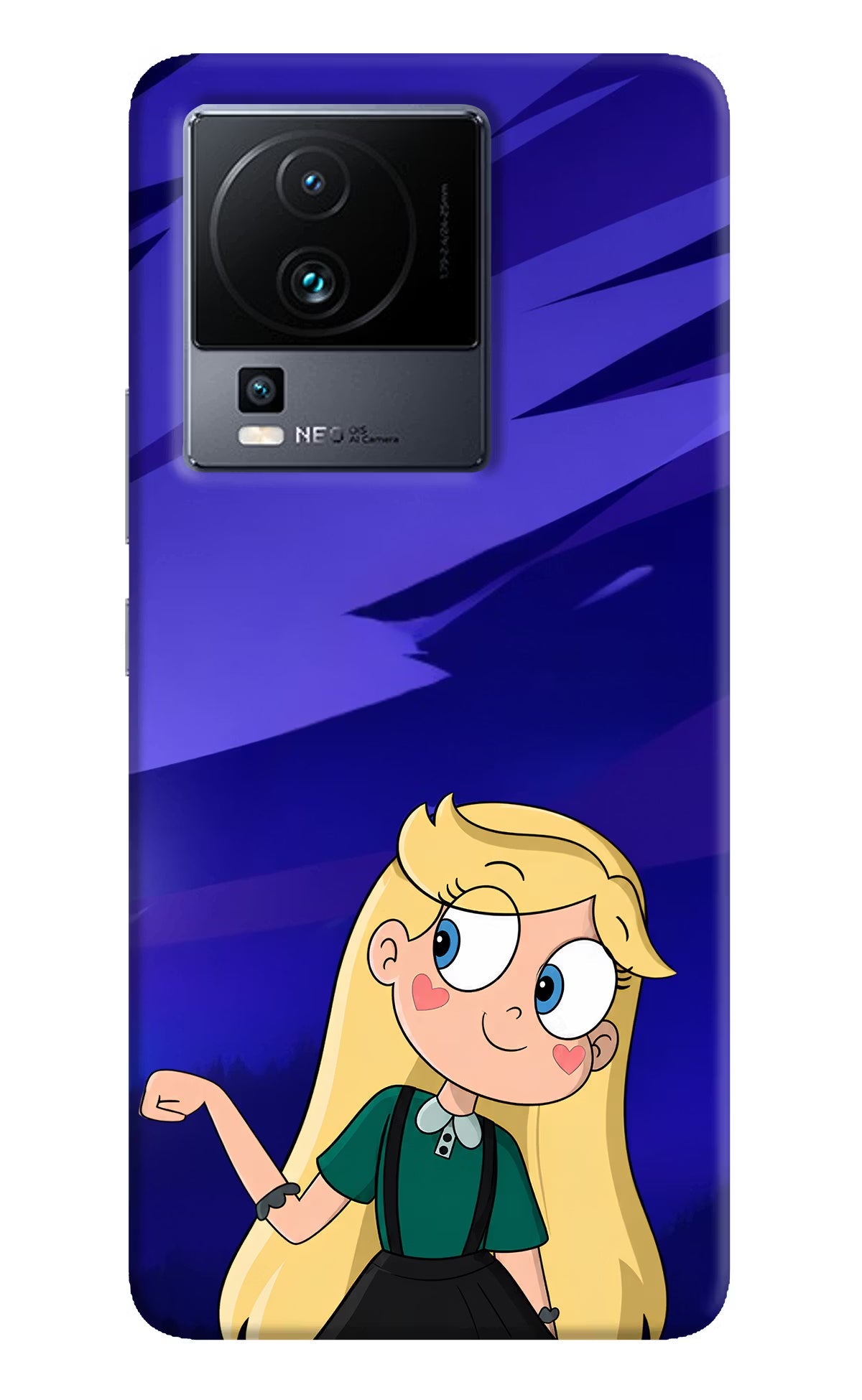 Star Glow iQOO Neo 7 Pro Back Cover Hard Case - Hello Swanky