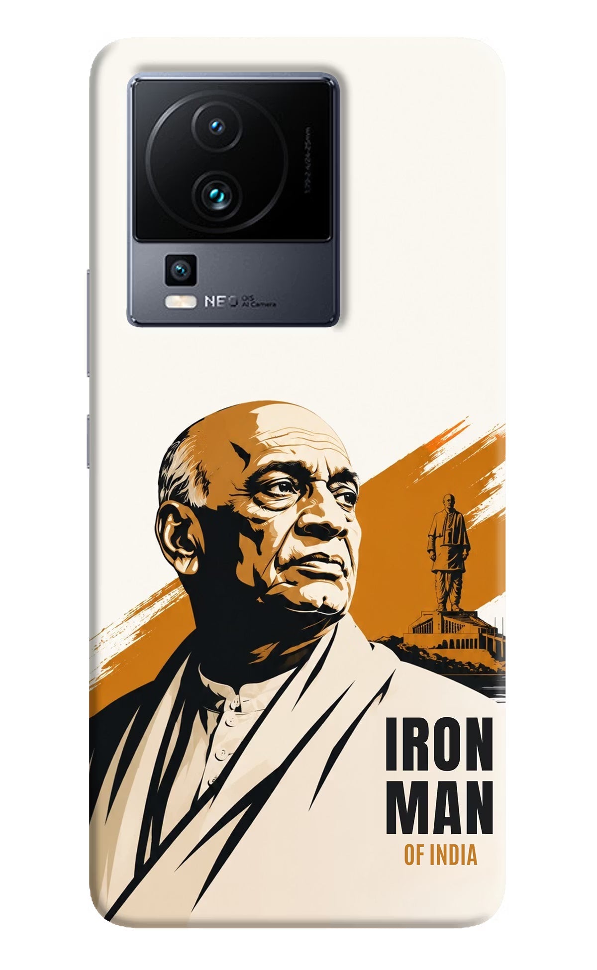 Sardar Patel Iron Will iQOO Neo 7 Pro Back Cover Hard Case - Hello Swanky