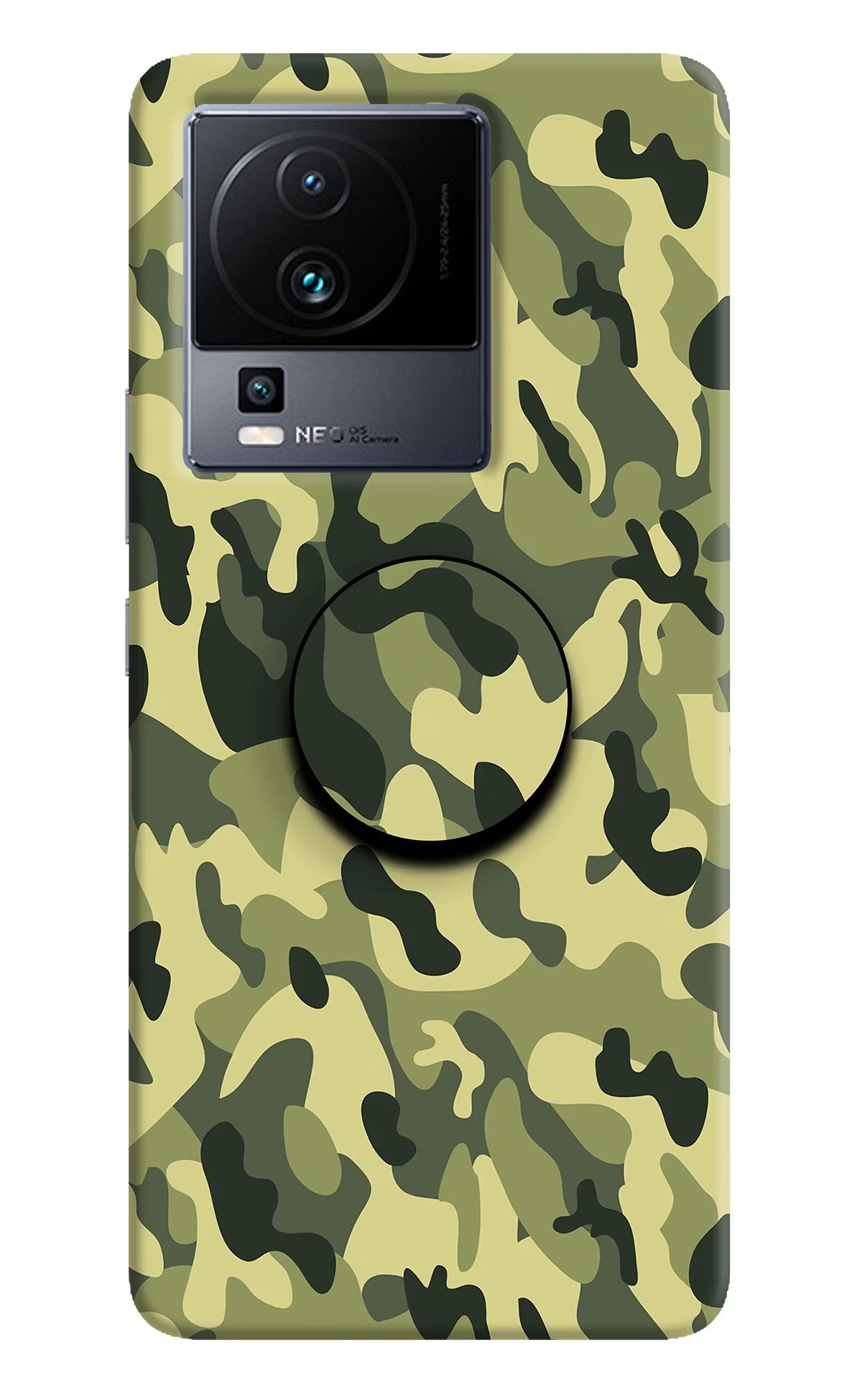 Camouflage iQOO Neo 7 Pro Pop Case - Hello Swanky