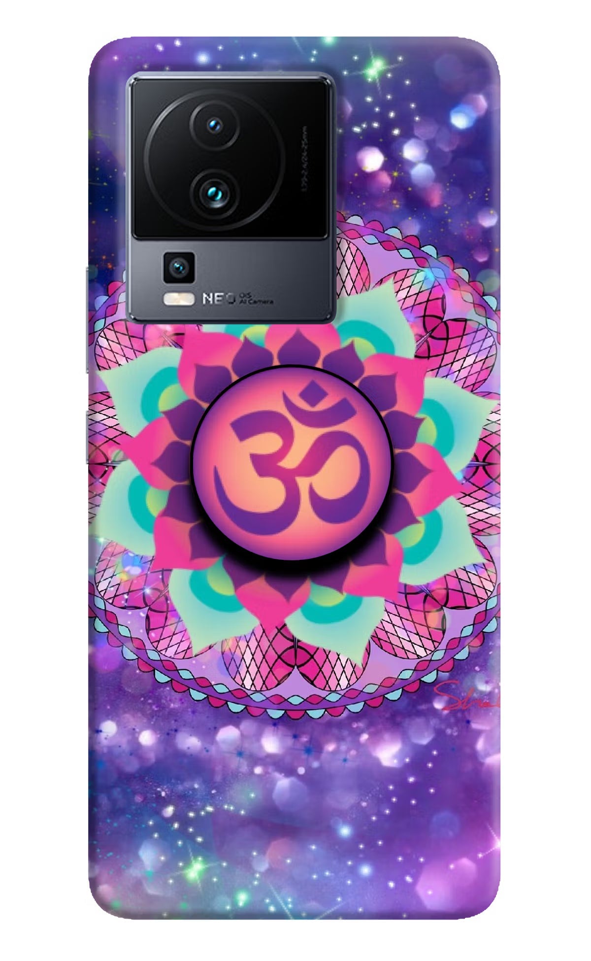 Om Purple iQOO Neo 7 Pro Pop Case - Hello Swanky