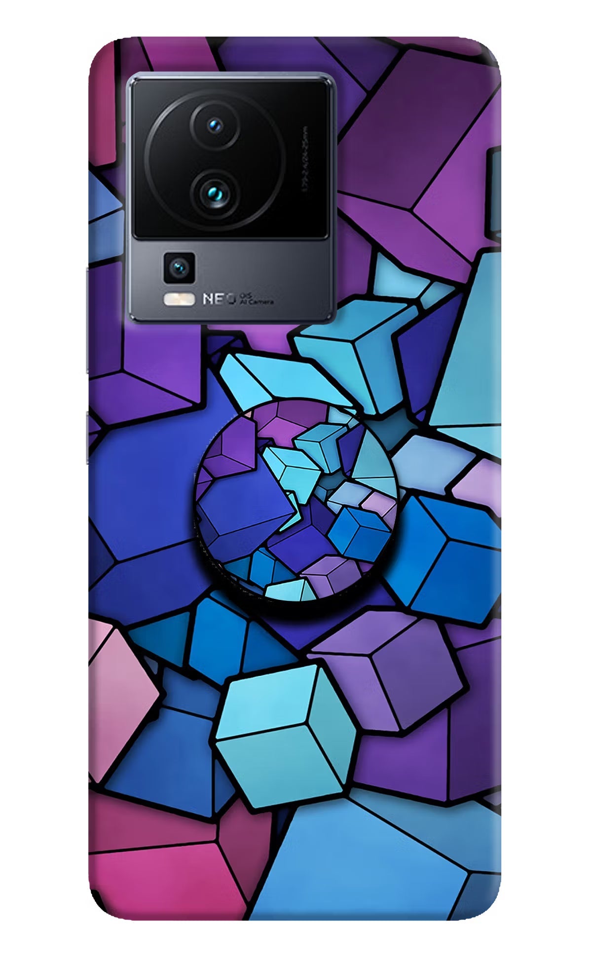 Cubic Abstract iQOO Neo 7 Pro Pop Case - Hello Swanky