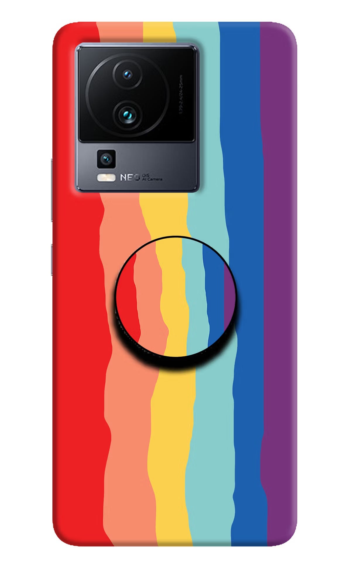 Rainbow iQOO Neo 7 Pro Pop Case - Hello Swanky