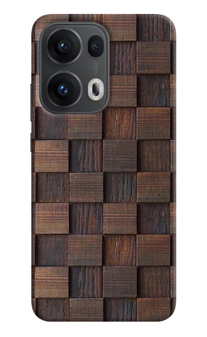 Wooden Cube Design Oppo Reno13 Pro 5G Back Cover