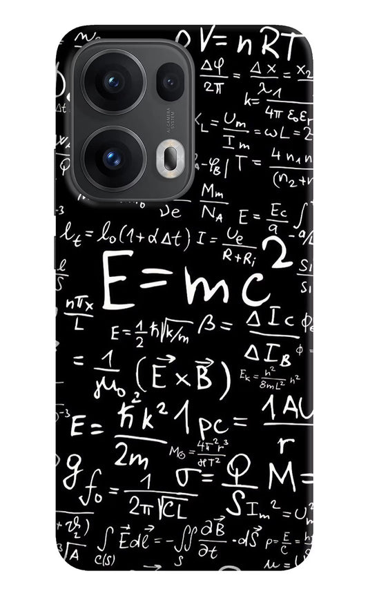 Physics Formula Oppo Reno13 Pro 5G Back Cover