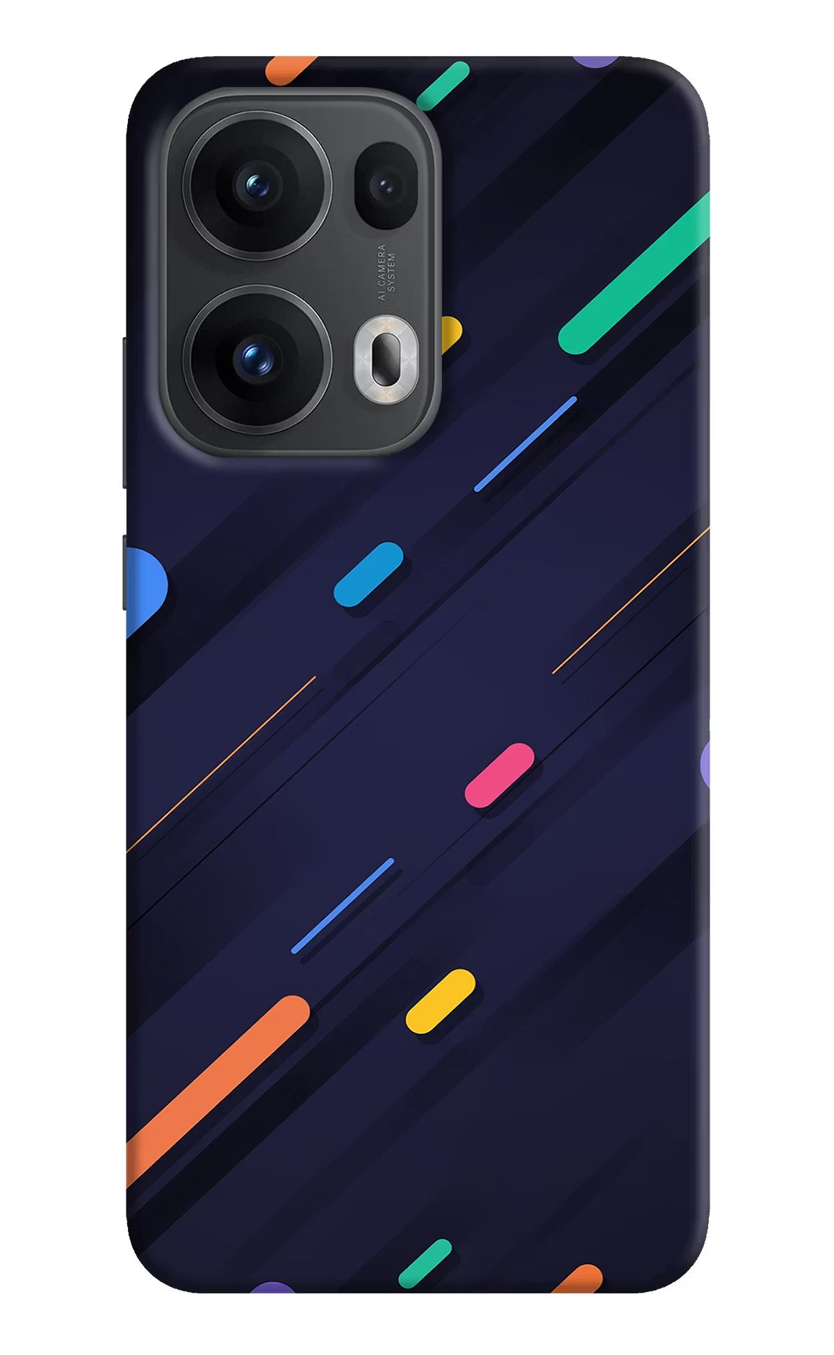 Abstract Design Oppo Reno13 Pro 5G Back Cover