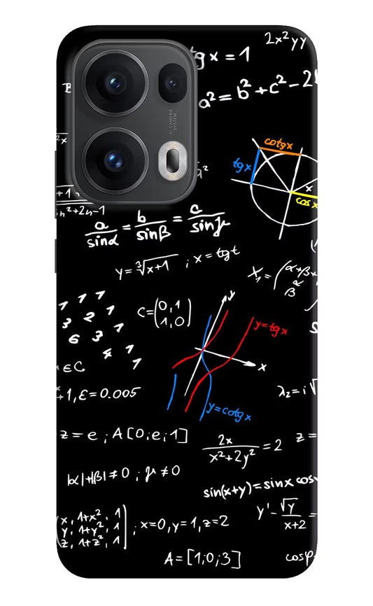 Mathematics Formula Oppo Reno13 Pro 5G Back Cover