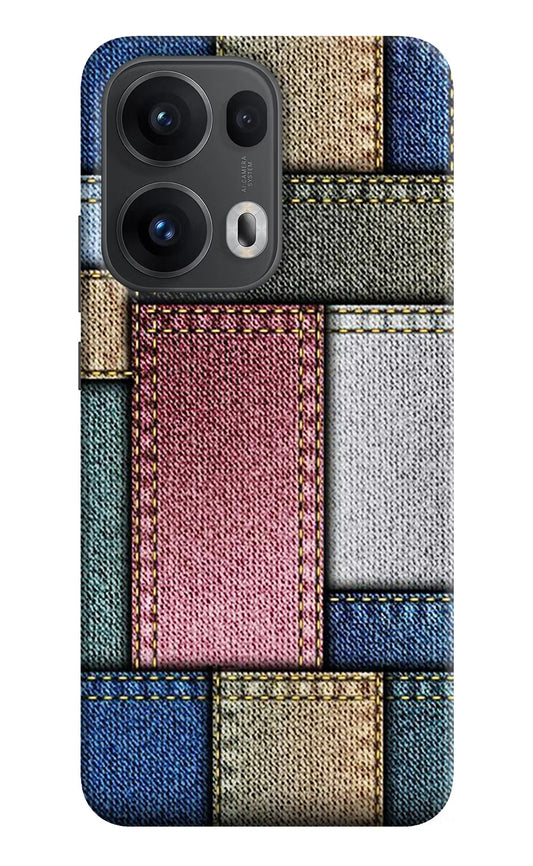 Multicolor Jeans Oppo Reno13 Pro 5G Back Cover