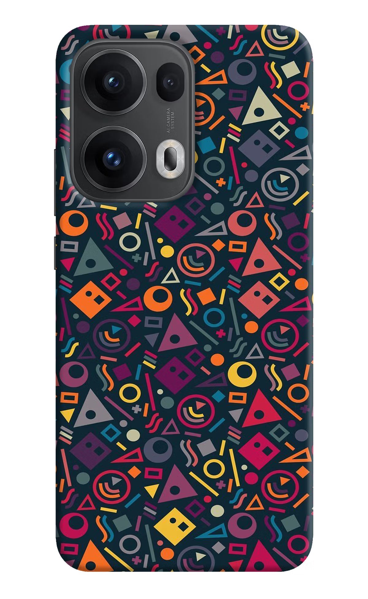 Geometric Abstract Oppo Reno13 Pro 5G Back Cover