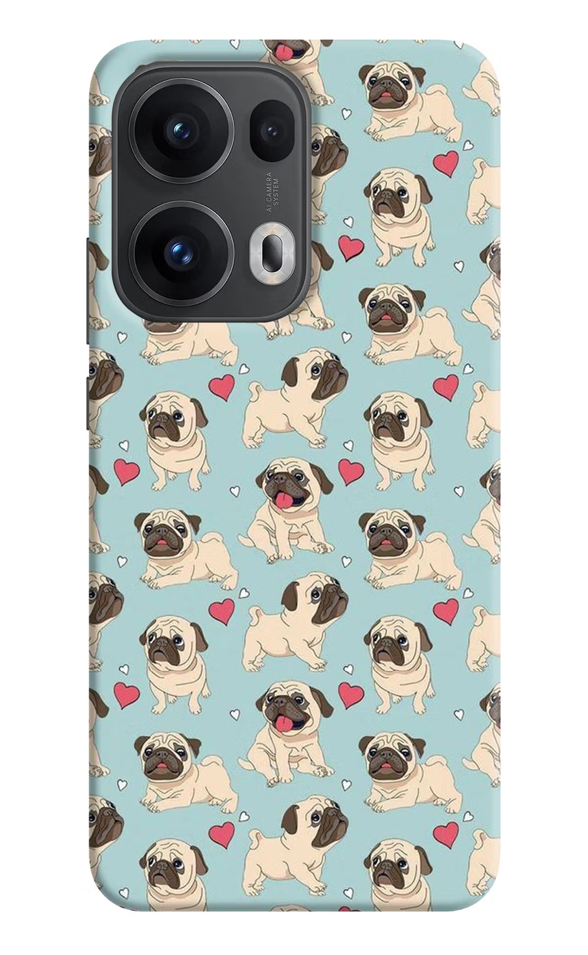 Pug Dog Oppo Reno13 Pro 5G Back Cover