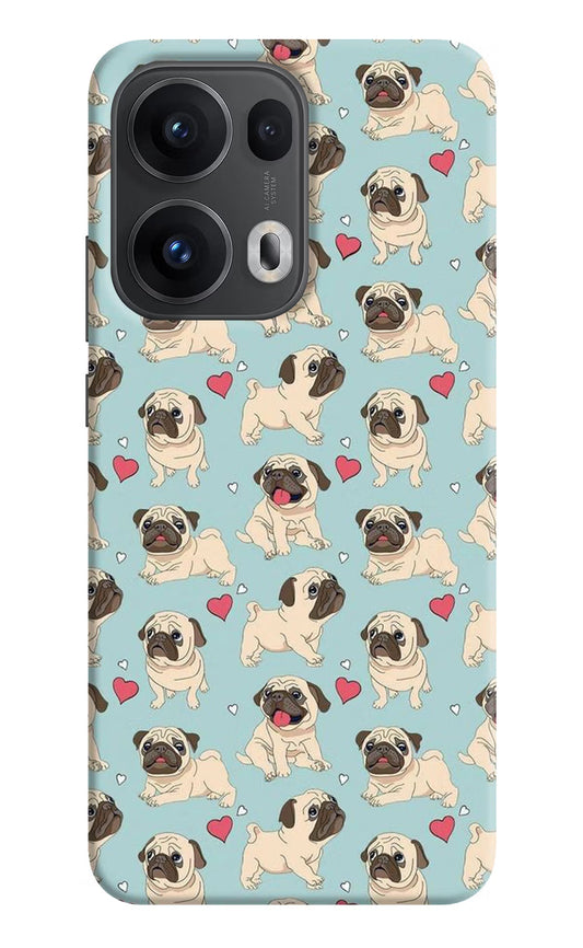Pug Dog Oppo Reno13 Pro 5G Back Cover