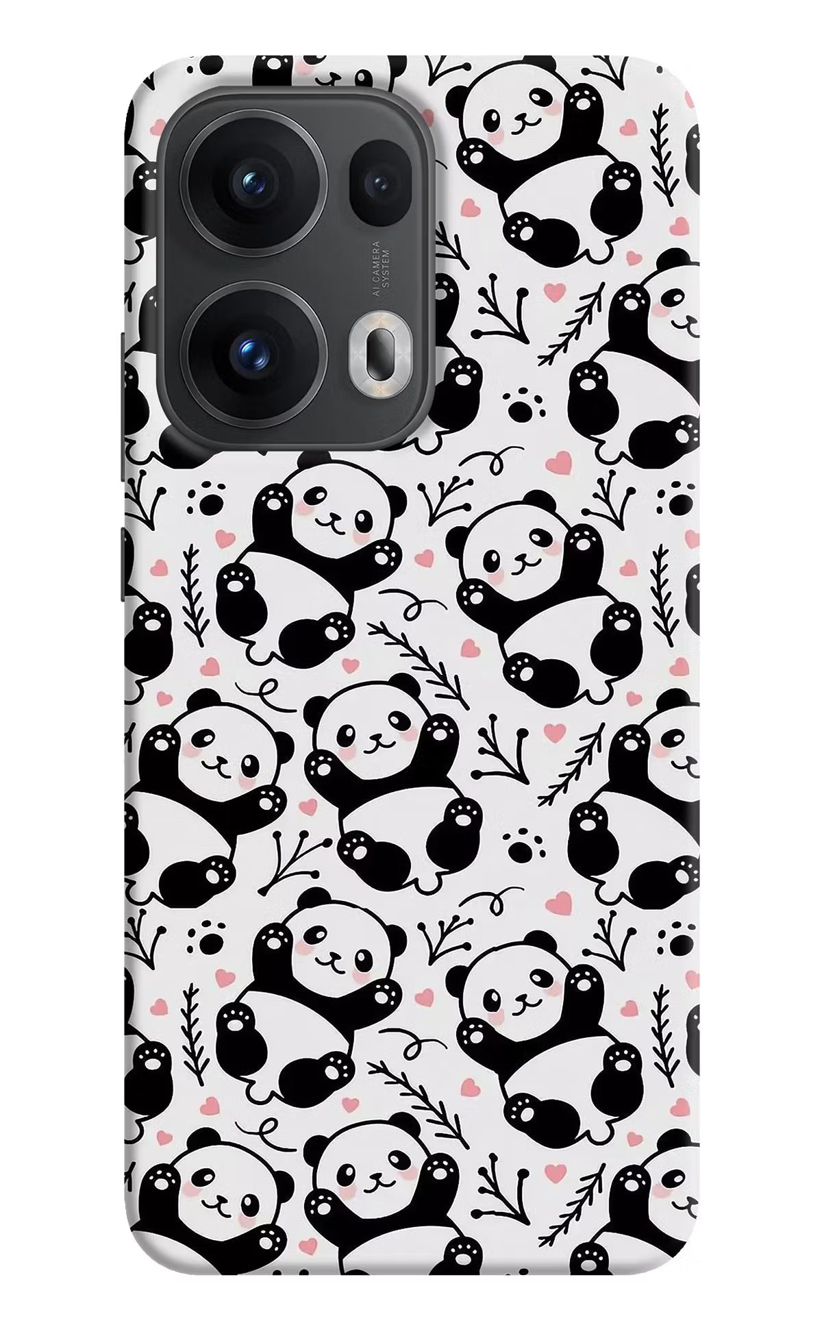 Cute Panda Oppo Reno13 Pro 5G Back Cover