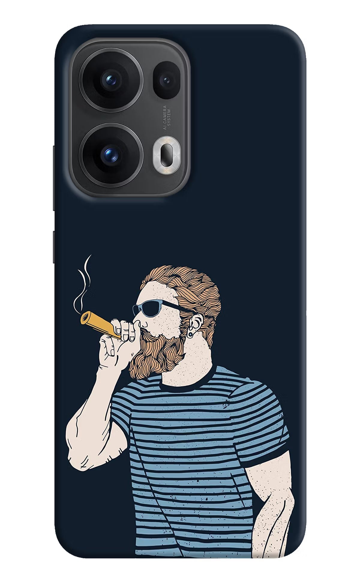 Smoking Oppo Reno13 Pro 5G Back Cover