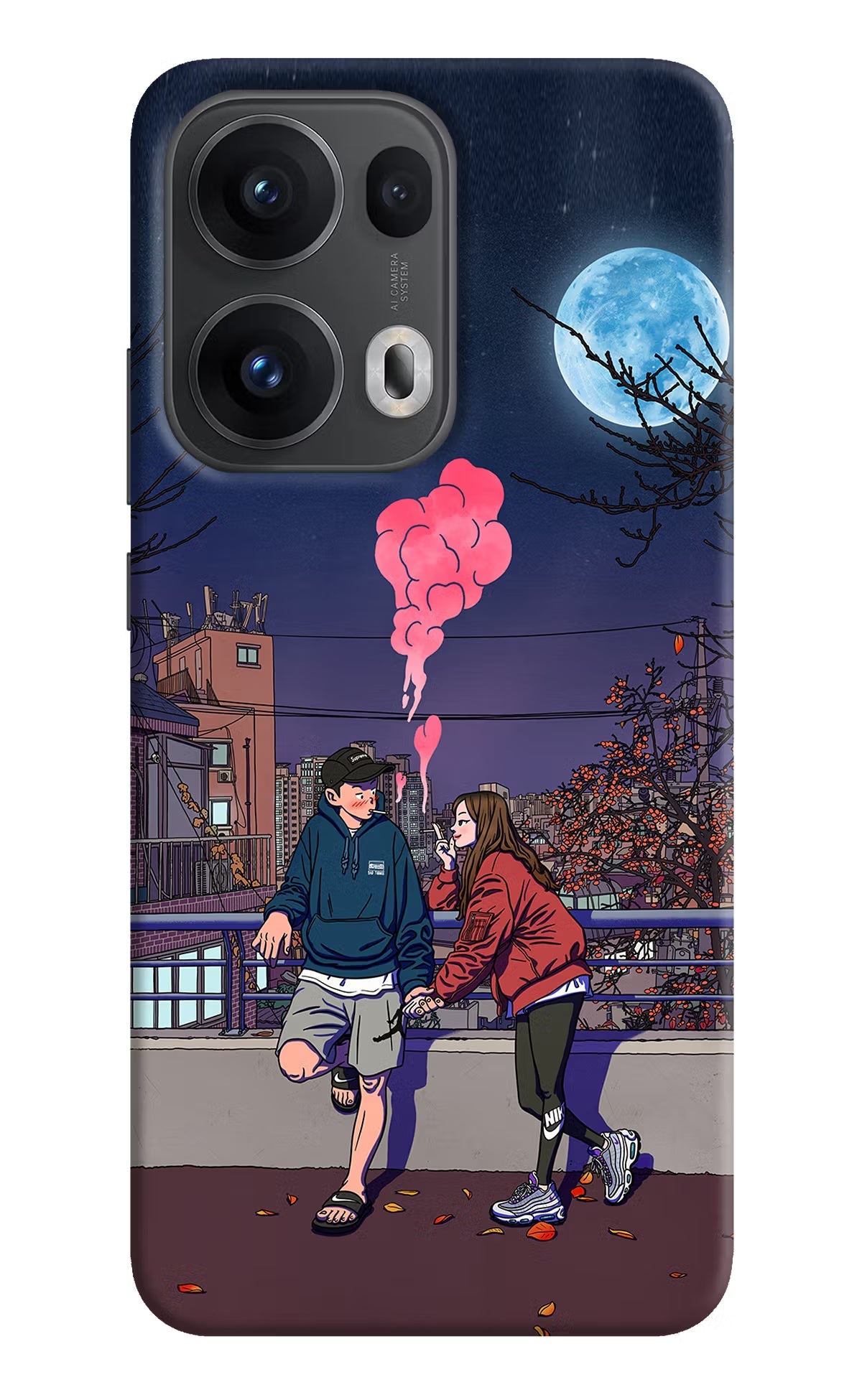 Chilling Couple Oppo Reno13 Pro 5G Back Cover