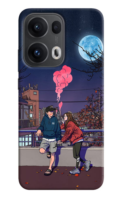 Chilling Couple Oppo Reno13 Pro 5G Back Cover