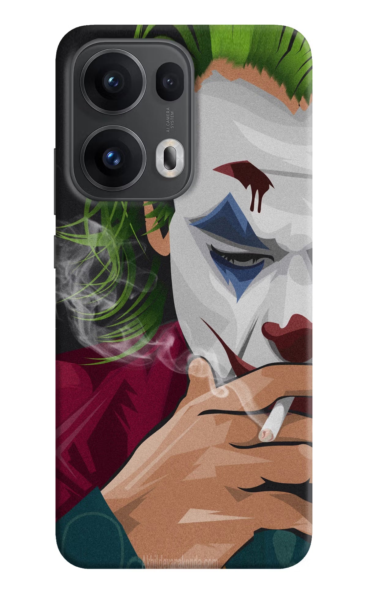 Joker Smoking Oppo Reno13 Pro 5G Back Cover