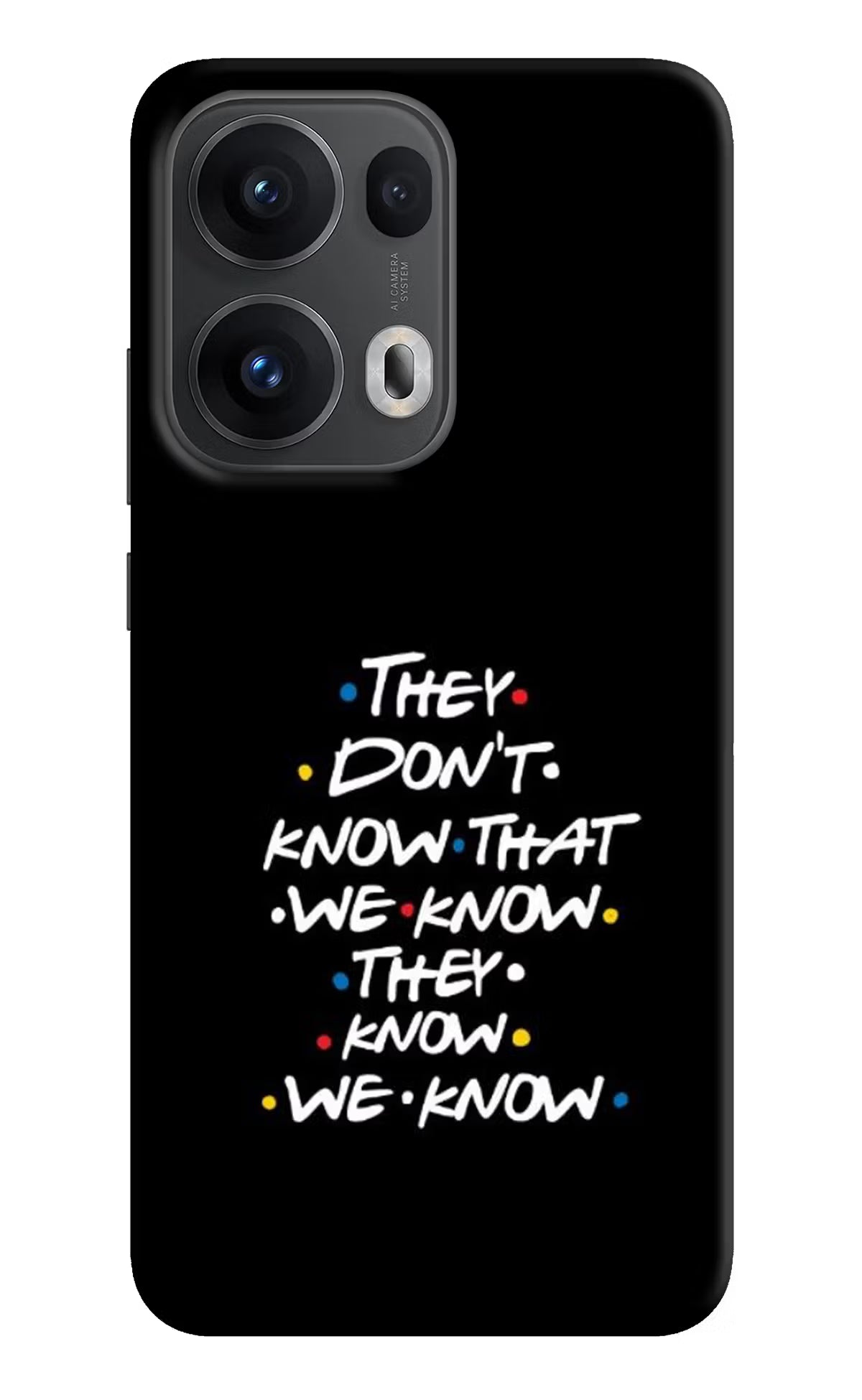 FRIENDS Dialogue Oppo Reno13 Pro 5G Back Cover