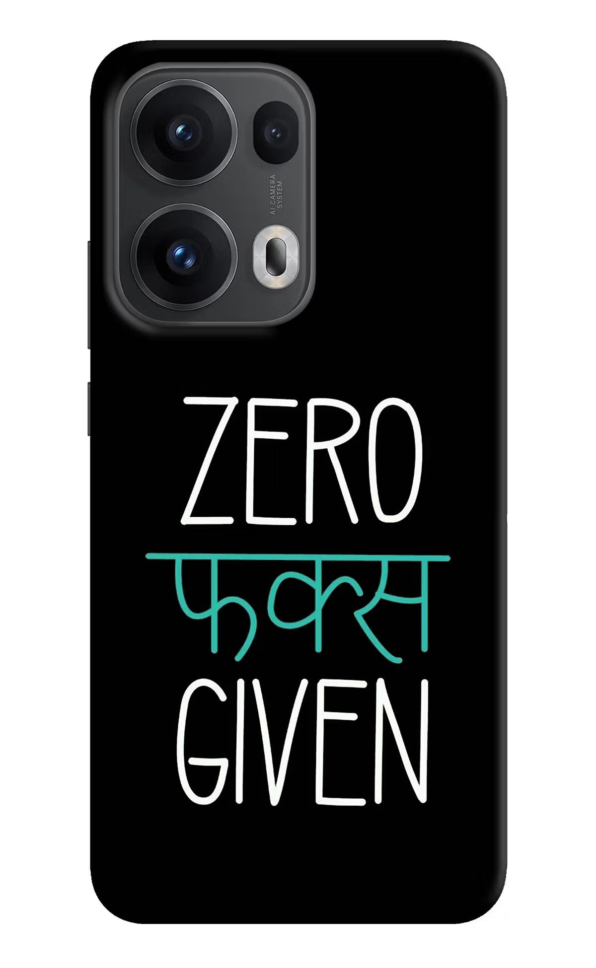 Zero Fucks Given Oppo Reno13 Pro 5G Back Cover