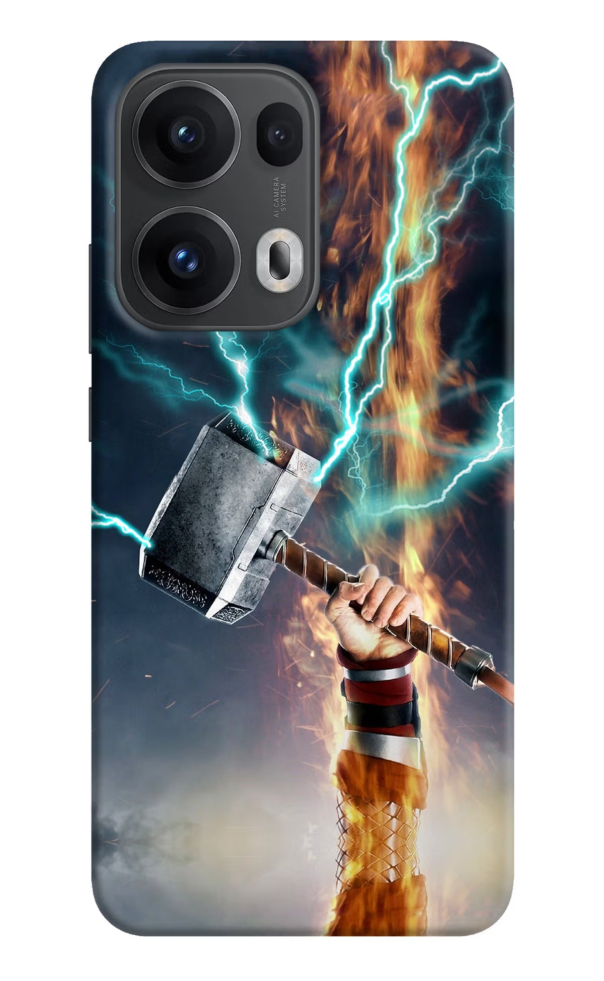 Thor Hammer Mjolnir Oppo Reno13 Pro 5G Back Cover