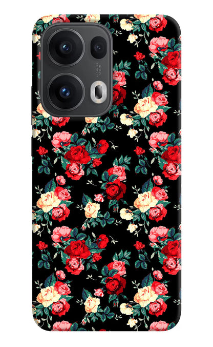 Rose Pattern Oppo Reno13 Pro 5G Back Cover
